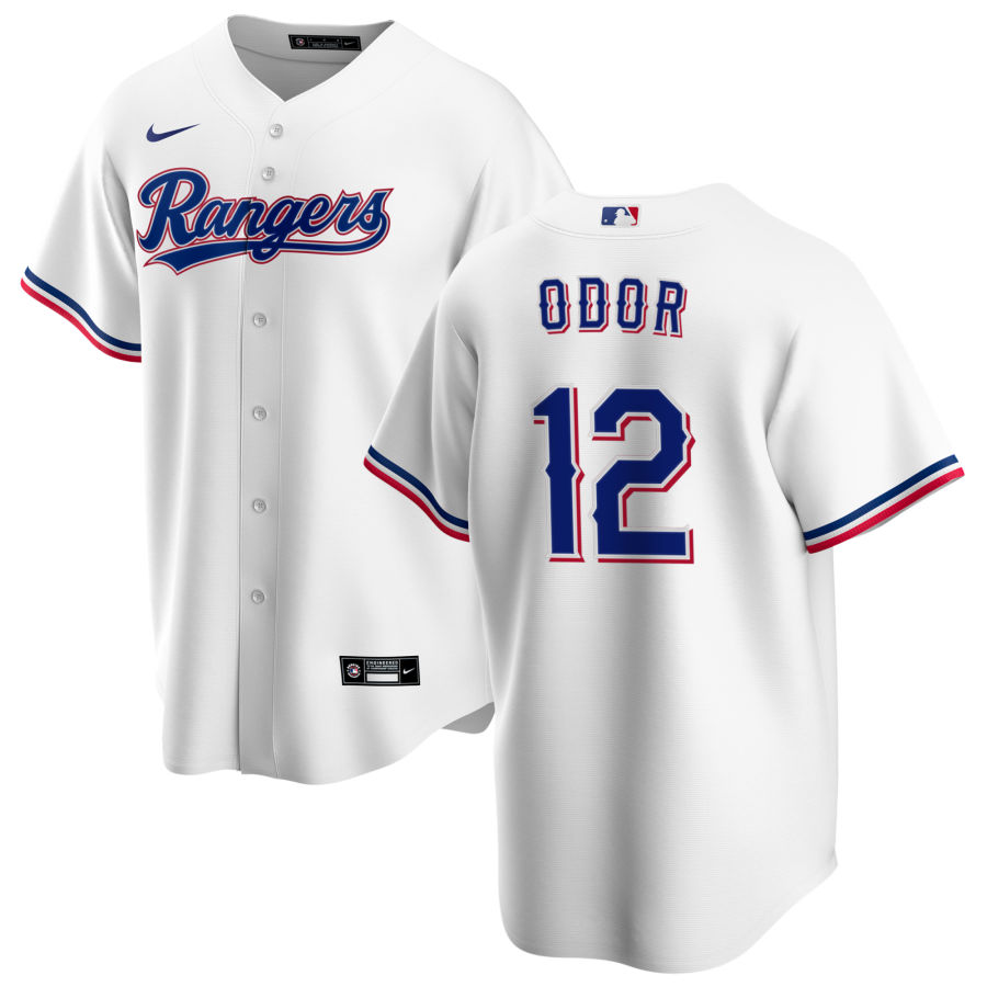Nike Men #12 Rougned Odor Texas Rangers Baseball Jerseys Sale-White